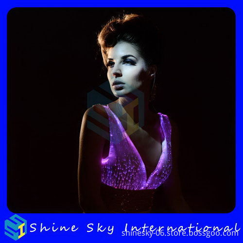 Alibaba China Hot Selling Led Light Tea Length Wedding Party Dress